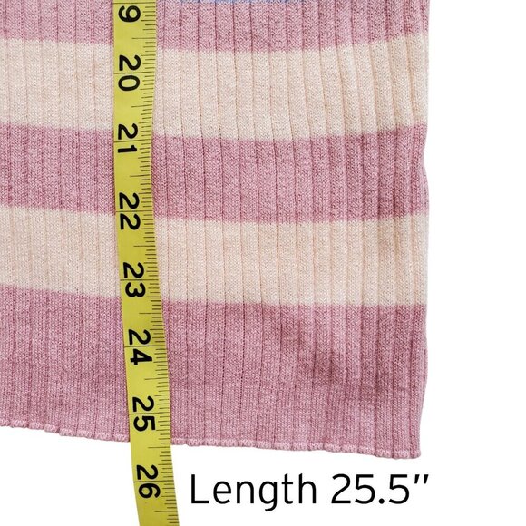 English Factory Multicolor Stretchy Crew neck BoyCon Striped Sweater Size L - Picture 10 of 13